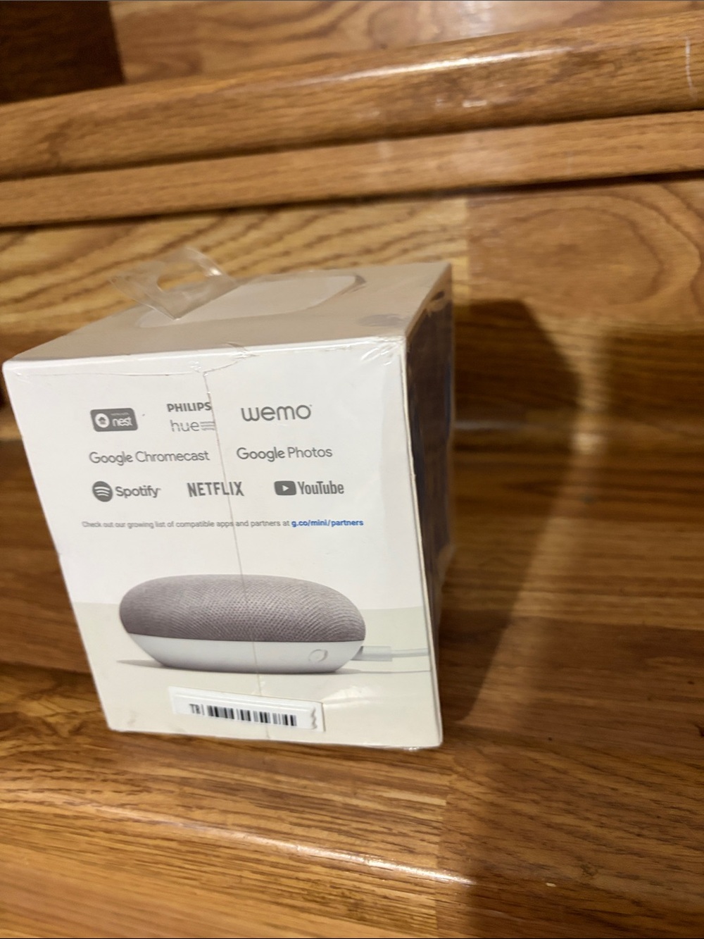 google Home Mini - Chalk (Light Gray) - Picture 2 of 7